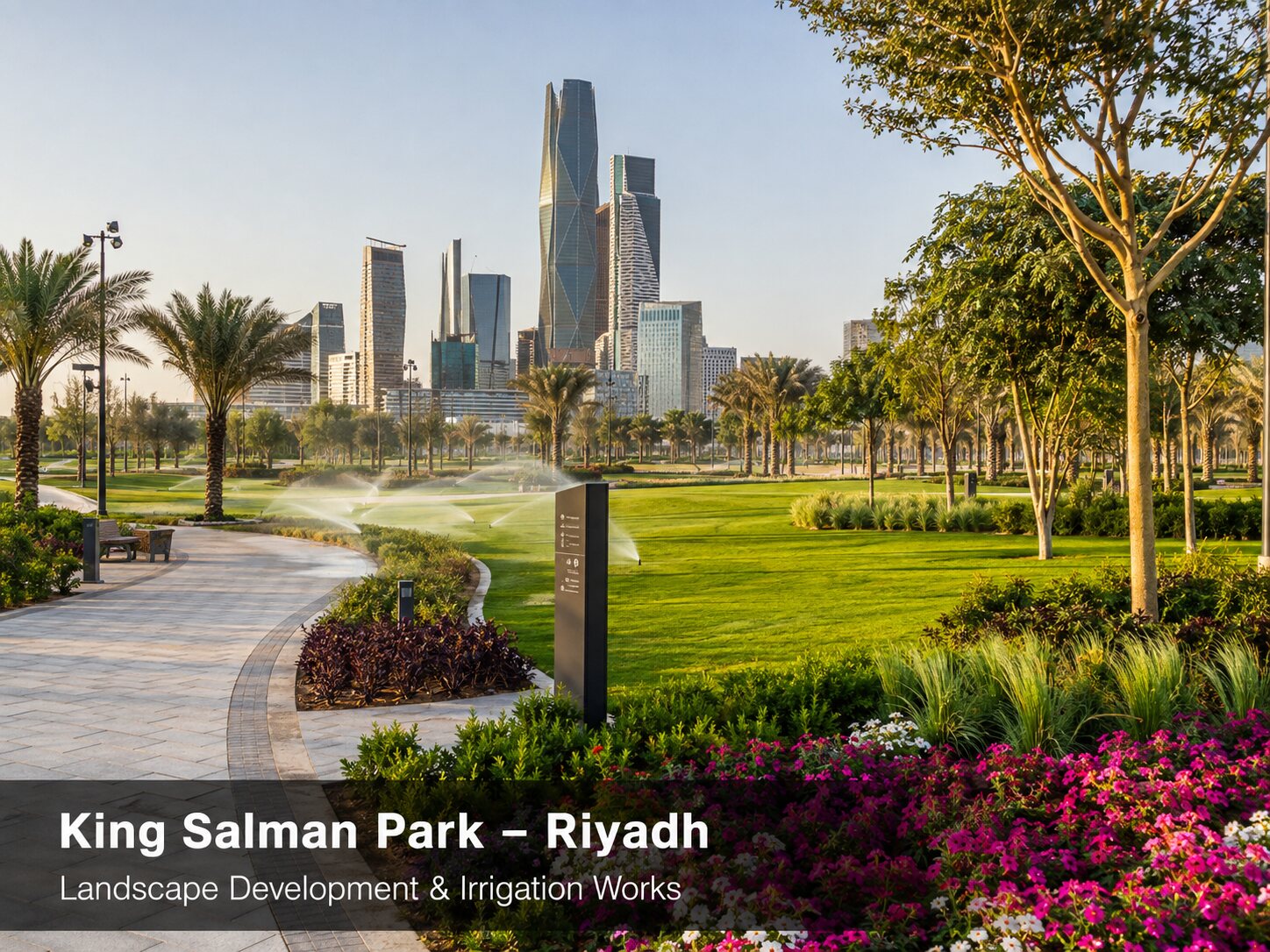 King Salman Park landscaping visual