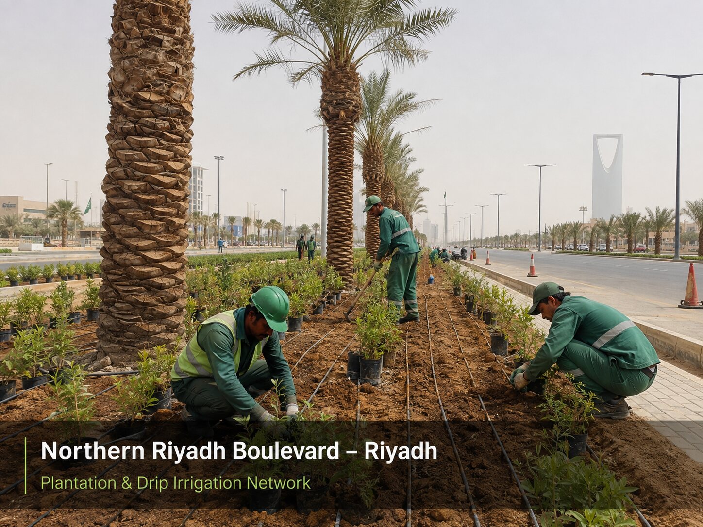 Urban landscape and irrigation project